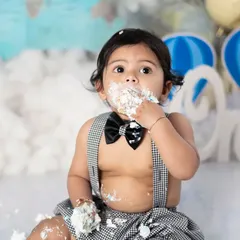 Nothing says "I'm one!" quite like a cake smash. We love the pure, messy, unpredictable fun of these sessions and focus on capturing your baby's genuine delight.