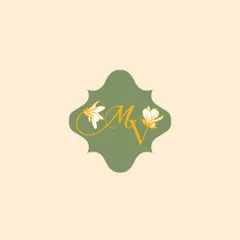 The custom floral monogram I designed for Vaibhav and Mitalee's Udaipur wedding. This logo was used across all their stationery, including their wardrobe planner.