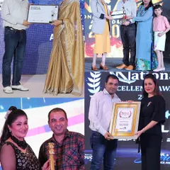 A collage of the many awards and accolades our institute and founder, Mohit Manocha, have received over the years from esteemed personalities.