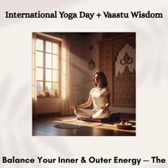 On International Yoga Day, I remind everyone to balance their inner and outer energy. Practicing yoga in a Vaastu-aligned space amplifies the benefits, creating a harmonious flow between your body, mind, and surroundings.
