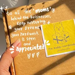 A Mother's Day love letter to all the small business owners who treat their brand like their baby. For me, this business is a tribute to my first baby, Buddy.