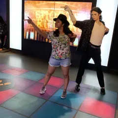Posing with the King of Pop, Michael Jackson, at Madame Tussauds. His artistry and stage presence are legendary and continue to inspire dancers and choreographers everywhere.