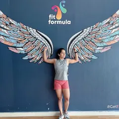 Find your wings at Fit Formula. Our iconic angel wings wall is a favorite spot for our members to capture their fitness progress and celebrate their strength.