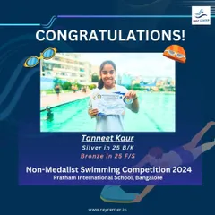 A huge congratulations to Tanneet Kaur for her silver and bronze medals.