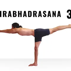 Virabhadrasana 3, or Warrior 3, is named after a fierce incarnation of Shiva. This balancing pose requires intense concentration, grounding you through one leg while you extend your energy horizontally.