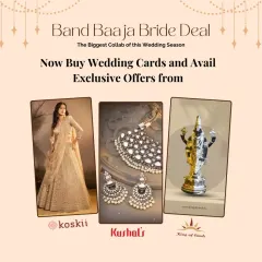 This wedding season, I bring you the biggest bridal collab. Shop wedding cards worth ₹5000+ and enjoy exclusive discounts and gifts from my partners.