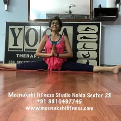 A smiling front split. I believe in finding joy throughout the journey, celebrating every bit of progress in your flexibility training.