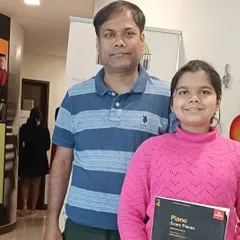 Celebrating a milestone in piano education. This student is ready for her ABRSM Grade 4 piano exam, a result of consistent practice and dedicated instruction here at Urban Raga.