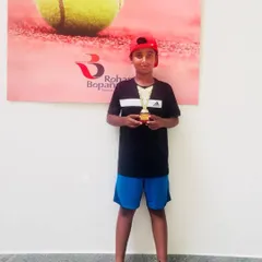 Congratulations to Likith S Gowda on his U-12 doubles win at the All India Tennis Champion Series. His hard work is paying off with consistent tournament victories.