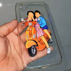 I can turn your favorite photo into a hand-painted illustration on a clear phone case. It's a unique and personal way to carry a special memory with you everywhere you go.