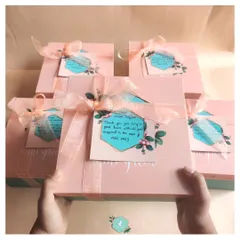A large order of team appreciation hampers, all beautifully packed and ready to be gifted. Each box includes a handwritten thank you note for that personal touch.