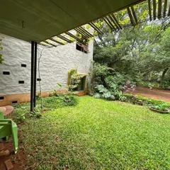 Shabnam's house, a project very close to my heart, was designed to evoke a folk-inspired, handmade feel. The goal was to create a seamless living experience with nature, where the garden and the home become one.