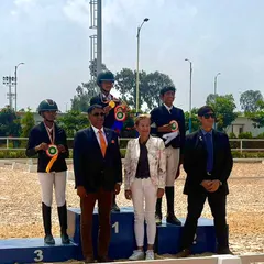 A podium finish for my young riders in the CDN Dressage competition. I focus on building a strong foundation in dressage, which is essential for success in all equestrian disciplines.