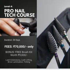 Ready to go pro? My 30-day Pro Nail Tech Course also covers essential lash and brow skills, including extensions, lifting, lamination, and tinting. It comes with a free brush kit to build out your professional tools.