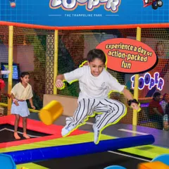 Get ready for an action-packed day. This is where you can let loose, burn off some energy, and feel the pure fun of jumping.