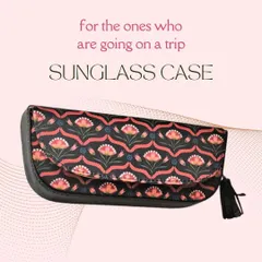 A perfect gift for someone who loves to travel. This printed sunglass case is a stylish and practical accessory to keep their shades safe.