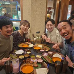 Nothing makes me happier than seeing friends from around the world, like my guests from Japan, enjoying a proper home-cooked Indian meal. Food truly connects us all, and I love sharing my culture through these authentic thalis.