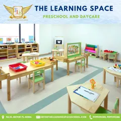 Our creative studio is where little artists begin their journey. The space is equipped with a variety of materials and child-sized easels to encourage self-expression and artistic exploration.