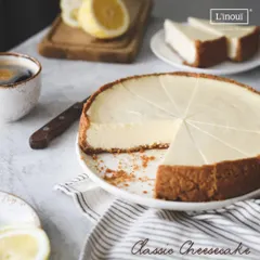 Experience our Classic Cheesecake, a testament to the beauty of pure ingredients. We use rich cream cheese and a crust made with real melted butter to achieve a dense, creamy texture that is simply unforgettable.