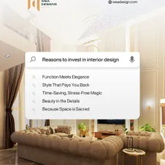 Why invest in interior design? Because it's where function meets elegance, and where we turn your sacred space into a home that tells your story.