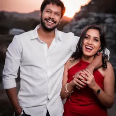 There's something magical about a pre-wedding shoot at golden hour. The warm, nostalgic light perfectly matched the easy laughter and connection this couple shares. These are the relaxed, happy moments before the big day.