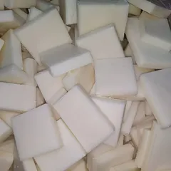 I sell soy wax in easy-to-manage blocks. This form is simple to cut, weigh, and melt, helping you streamline your candle making process whether you're making a small or large batch.
