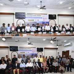 We were privileged to participate in the "Cities and SDGs - Summit on Liveable Cities" in Mumbai. Our principal, Dheeraj Patil, explained how our landscape architecture projects contribute to urban sustainability, climate change resilience, and achieving UN Sustainable Development Goals.