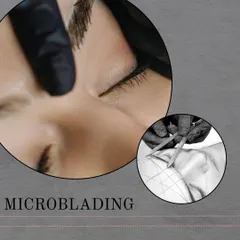 Microblading is my go-to technique for creating beautifully defined, natural-looking brows. It involves manually creating hair-like strokes to fill in and shape the brow area.