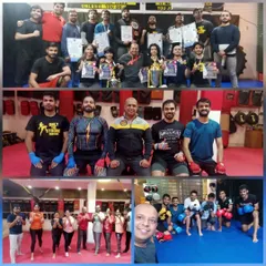 A happy family, stronger together. This collage captures the spirit of our team, celebrating victories, training hard, and supporting one another.