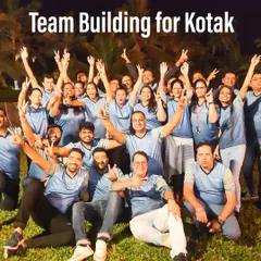 A fantastic team building offsite with the Kotak team. A successful event is one where everyone leaves with a smile and a stronger connection with their colleagues.