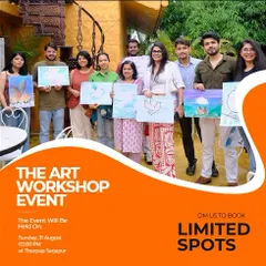 Join our next art workshop. Whether you come with a partner, your kids, or just by yourself, it's the perfect way to spend a creative Sunday.