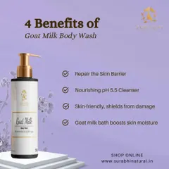 Our Goat Milk Body Wash is a nourishing pH 5.5 cleanser that helps repair the skin barrier. It's incredibly skin-friendly and boosts moisture, leaving your skin soft and protected.