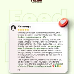 Aishwarya shares how her first trek turned into one of the best experiences of her life, thanks to our supportive trek leads who she calls "human Google Maps."