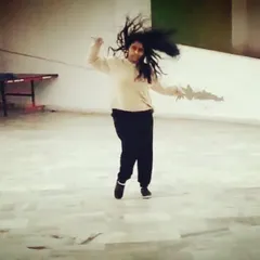 A moment of pure release while dancing. This is the feeling I aim to bring to my students, helping them connect with the music and move without inhibition, which is the key to a great performance.