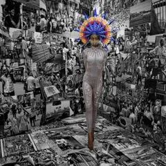 This piece from "The Stars of a Quiet Struggle" series features a full-length view of the subject, emphasizing the superhero-like stance. It’s a tribute to the resilience and spirit of those who navigate the city's chaos.