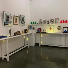 The shrine dedicated to actor Dr. Rajkumar, part of the 'Southern Stars' exhibition. This collection of sculptures, photos, and objects was my way of paying homage to a cultural icon.