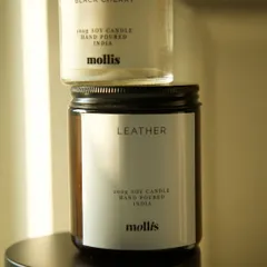 The 200g amber jar candle is ideal for a bedroom, while the 100g is great for travel.