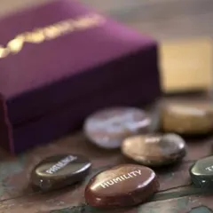 These are tools to help you believe in yourself. Pick up a stone when you need guidance or simply as a tangible reminder of the strength you hold within.