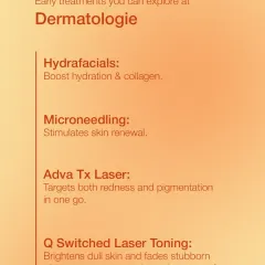 The best wrinkle treatment is prevention. This graphic outlines early treatments you can explore in your 20s, such as Hydrafacials, Microneedling, and Laser Toning, to lay a foundation for healthy skin.