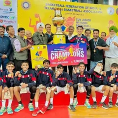The 49th Sub Junior National Basketball Champions! An unbelievable feeling to see the whole team holding that trophy. Every player gave their all for this moment.