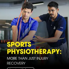 Our sports physiotherapy goes beyond the treatment table. We focus on active rehabilitation, using tools like resistance bands to rebuild strength and correct movement patterns, ensuring you return to your sport more resilient than before.