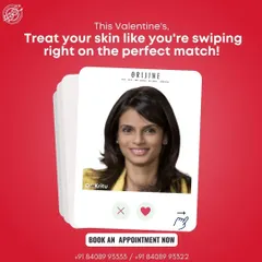 This Valentine's, treat your skin like you're swiping right on the perfect match. Book an appointment with me to get a personalized solution for all your skin and hair concerns.