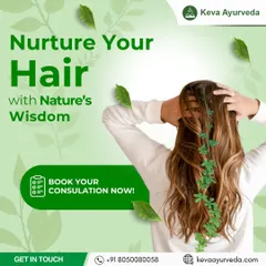Nurture your hair with the wisdom of nature by booking a consultation with our Ayurvedic experts. We help you move away from common hair troubles and guide you toward achieving luscious, healthy locks with a personalized care plan.