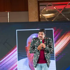Performing a stand-up comedy set for the Indian Oil 30th anniversary program at the Sheraton Hotel. I enjoy creating customized comedy that is perfect for corporate events and celebrations.