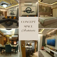 Our turnkey services extend to complete interior solutions. This collage highlights our work in creating luxurious and comfortable living rooms, bedrooms, dining areas, and kitchens, ensuring every corner of your new building is ready to live in.