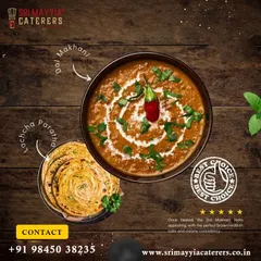 Our rich and creamy Dal Makhani, slow-cooked to perfection, served alongside a flaky Lachha Paratha. A truly comforting and beloved combination.