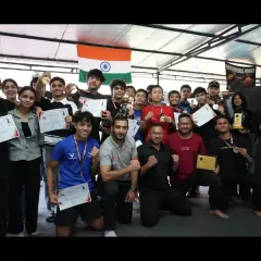 Our team celebrating a successful haul of medals and certificates at the RAW Championship. We train together, we fight together, and we win together. This is what our community is all about.