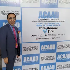 Pictured here at the ACAAD Laser Masterclass in Kolkata. These advanced courses provide a platform for dermatologists to gain hands-on experience with the latest technologies in aesthetics and dermatosurgery.