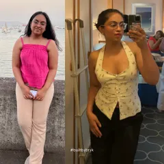 This is what four months of consistency gets you. This transformation was built by combining aerial yoga with our strength and conditioning formats, proving how a cross discipline approach creates incredible results.