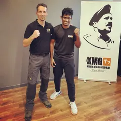 A KMG Bangalore instructor pictured with Expert Janusz during the Civilian Protection Instructor Course (CPIC) in Milan. We continuously invest in our team's education to bring advanced skills back to our students.